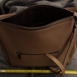 Coach Shay Brown Pebbled Leather Shoulder Bag NWT